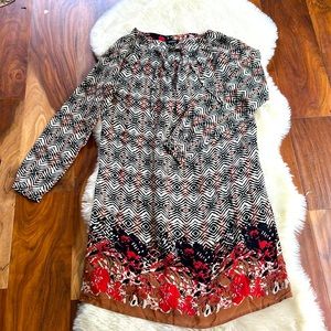 Tolani 100% silk dress